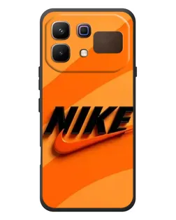 Чехол для Infinix Note 60 с картинкой «Оранжевый драйв Nike»