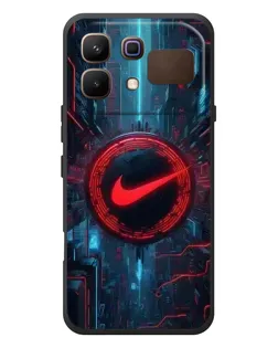 Чехол для Infinix Note 60 с картинкой «Техногенный стиль Nike»