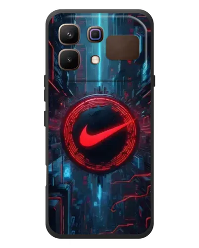 Чехол для Infinix Note 60 с картинкой «Техногенный стиль Nike»