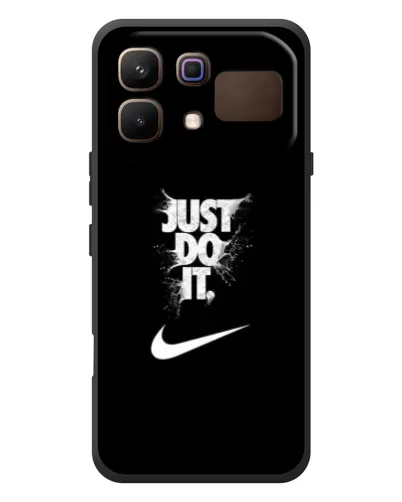 Чехол для Infinix Note 60 с картинкой «Текстовый принт Nike»