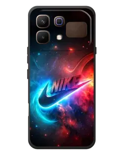 Чехол для Infinix Note 60 с картинкой «Огненный логотип Nike»