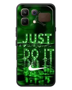 Чехол для Infinix Note 60 с картинкой «Зеленый неоновый Nike»