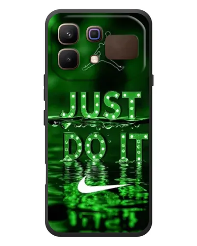 Чехол для Infinix Note 60 с картинкой «Зеленый неоновый Nike»