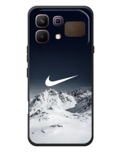 Чехол для Infinix Note 60 с картинкой «Nike — зимние горы»