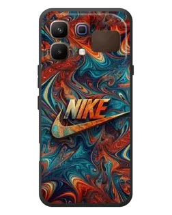 Чехол для Infinix Note 60 с картинкой «Nike в абстракции»
