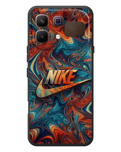 Чехол для Infinix Note 60 с картинкой «Nike в абстракции»