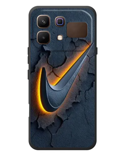 Чехол для Infinix Note 60 с картинкой «Объемный логотип Найк»