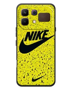 Чехол для Infinix Note 60 с картинкой «Желтый текстурный Nike»