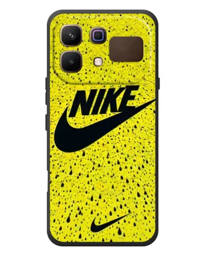 Чехол для Infinix Note 60 с картинкой «Желтый текстурный Nike»