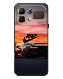Чехол для Infinix Note 60 с картинкой «Nike и суперкар»