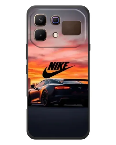 Чехол для Infinix Note 60 с картинкой «Nike и суперкар»