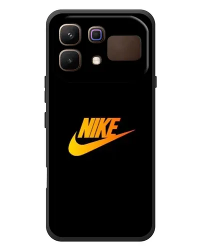 Чехол для Infinix Note 60 с картинкой «Золотой логотип Nike»
