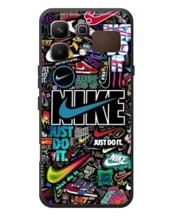 Чохол для Infinix Note 60 з картинкою «Яскравий колаж Nike»