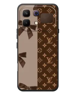 Чехол для Infinix Note 60 с картинкой «Louis Vuitton — банты»
