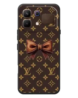 Чехол для Infinix Note 60 с картинкой «LV с бантом»