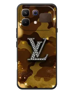 Чехол для Infinix Note 60 с картинкой «Камуфляжный Louis Vuitton»