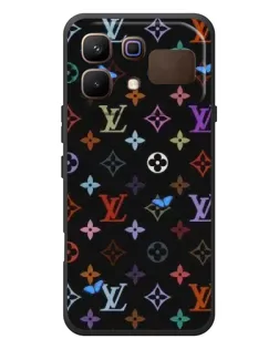Чехол для Infinix Note 60 с картинкой «Цветная монограмма LV»