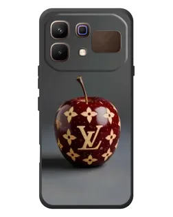 Чехол для Infinix Note 60 с картинкой «Красное яблоко LV»