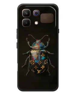 Чехол для Infinix Note 60 с картинкой «LV — мраморный принт»