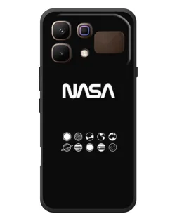 Чехол для Infinix Note 60 с картинкой «NASA — технический принт»