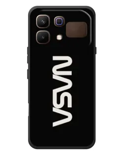 Чехол для Infinix Note 60 с картинкой «NASA — вертикальный логотип»