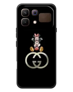 Чехол для Infinix Note 60 с картинкой «Минни Маус на лого»