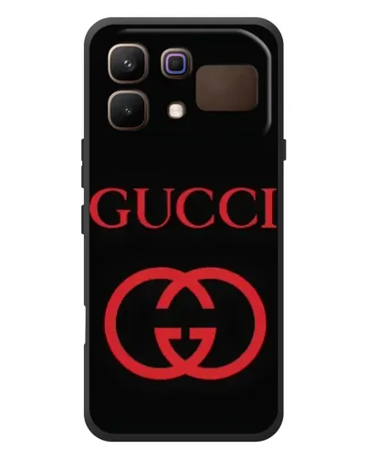 Чехол для Infinix Note 60 с картинкой «Gucci — красный логотип»