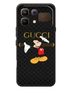 Чехол для Infinix Note 60 с картинкой «Микки Маус Gucci»