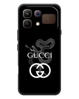 Чехол для Infinix Note 60 с картинкой «Gucci — серебряная змея»