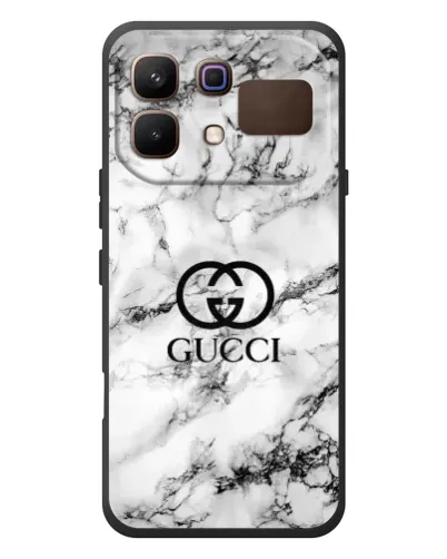 Чехол для Infinix Note 60 с картинкой «Gucci — мраморный шик»