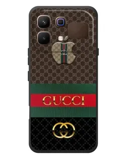 Чехол для Infinix Note 60 с картинкой «Gucci — брендированный десерт»