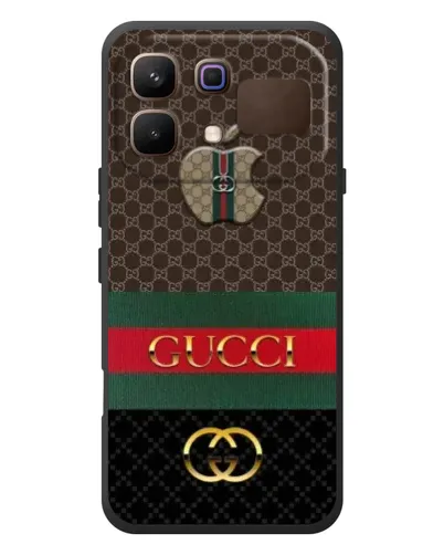 Чехол для Infinix Note 60 с картинкой «Gucci — брендированный десерт»