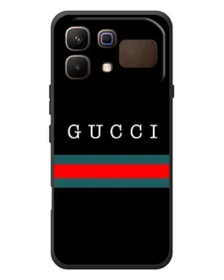 Чехол для Infinix Note 60 с картинкой «Gucci — красный пояс»