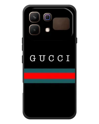 Чехол для Infinix Note 60 с картинкой «Gucci — красный пояс»