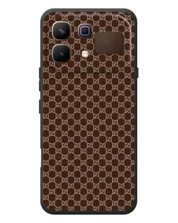 Чехол для Infinix Note 60 с картинкой «Gucci — шоколадная сетка»