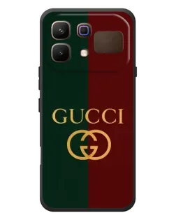 Чехол для Infinix Note 60 с картинкой «Gucci — темно-зеленый градиент»