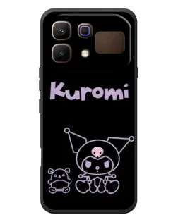 Чехол для Infinix Note 60 с картинкой «Kuromi — черный минимализм» Чехол для Infinix Note 60 с картинкой «Kuromi — черный минимализм»