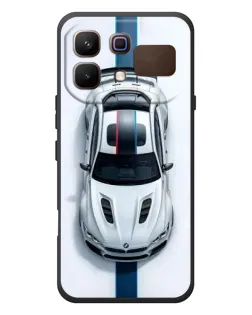 Чехол для Infinix Note 60 с картинкой «Вид сверху — BMW M»