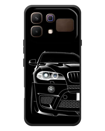 Чехол для Infinix Note 60 с картинкой «Темный силуэт BMW»