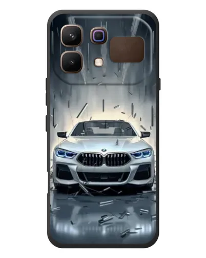 Чехол для Infinix Note 60 с картинкой «BMW в свете фар»
