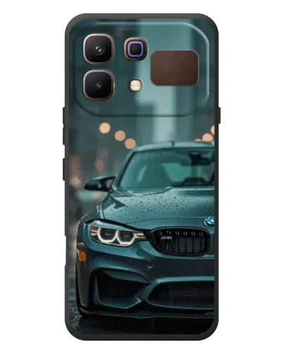 Чехол для Infinix Note 60 с картинкой «BMW в огнях города»