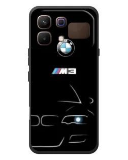 Чехол для Infinix Note 60 с картинкой «Минималистичный принт BMW M3»