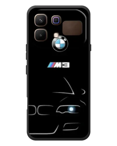 Чехол для Infinix Note 60 с картинкой «Минималистичный принт BMW M3»