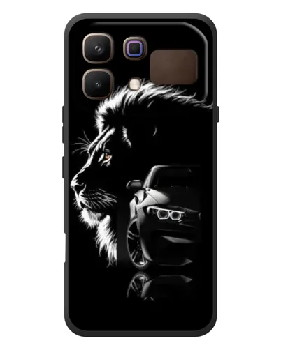 Чехол для Infinix Note 60 с картинкой «BMW и лев»