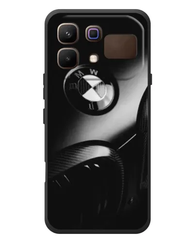 Чехол для Infinix Note 60 с картинкой «Эмблема BMW — макро»