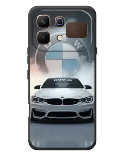 Чохол для Infinix Note 60 з картинкою «BMW в білому диму» Чохол для Infinix Note 60 з картинкою «BMW в білому диму»
