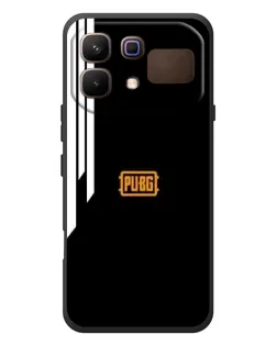 Чехол для Infinix Note 60 с картинкой «PUBG — вертикальные линии»