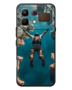 Чехол для Infinix Note 60 с картинкой «PUBG — свободное падение»