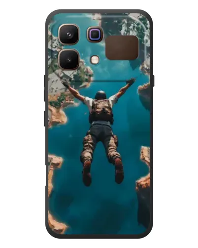 Чехол для Infinix Note 60 с картинкой «PUBG — свободное падение»