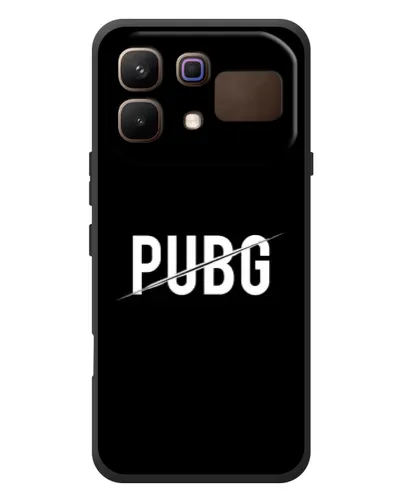 Чехол для Infinix Note 60 с картинкой «PUBG — белый логотип»